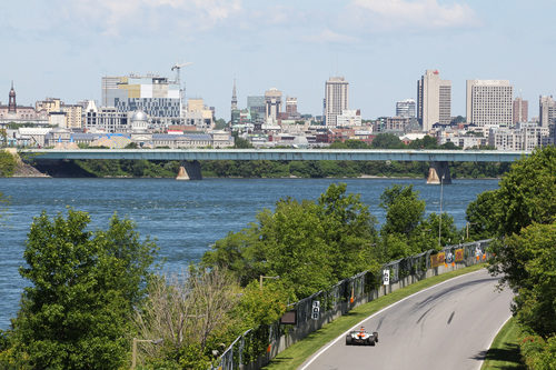 La ciudad de Montreal durante la clasificación del GP de Canadá