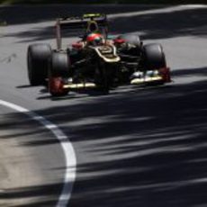 Romain Grosjean en la clasificación del GP de Canadá 2012