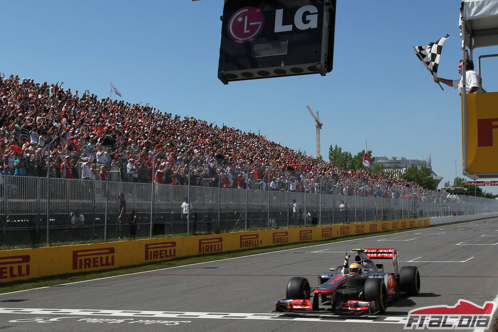 Lewis Hamilton gana la carrera de Montreal
