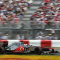 Jenson Button en la carrera de Canadá 2012