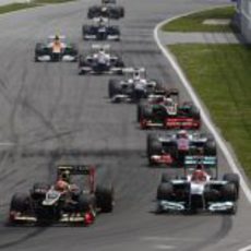 Romain Grosjean supera a Michael Schumacher en Canadá