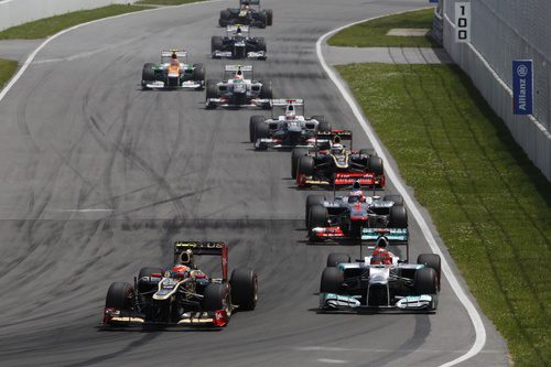 Romain Grosjean supera a Michael Schumacher en Canadá