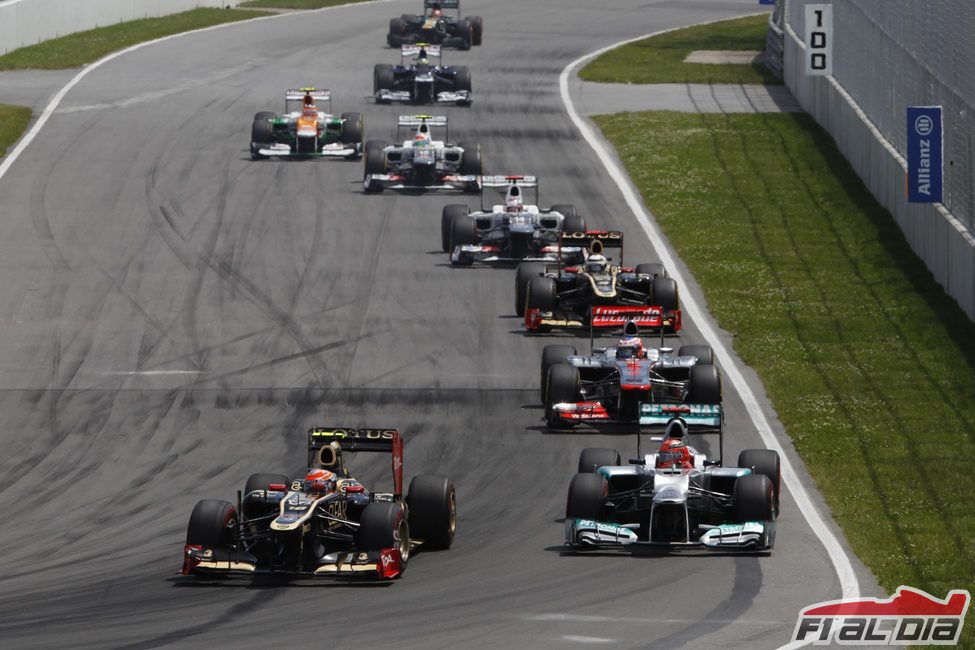 Romain Grosjean supera a Michael Schumacher en Canadá