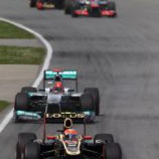 Romain Grosjean rueda en Canadá