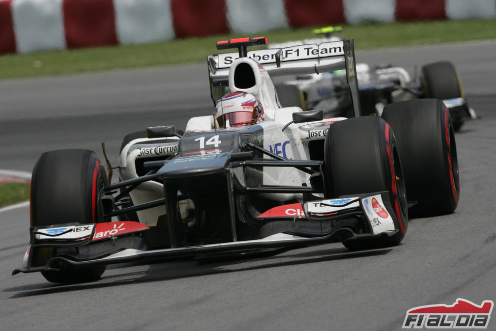 Kamui Kobayashi durante el GP de Canadá 2012