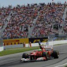 Felipe Massa durante el Gran Premio de Canadá 2012