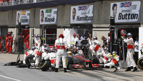 Más problemas para Lewis Hamilton en los boxes de Canadá
