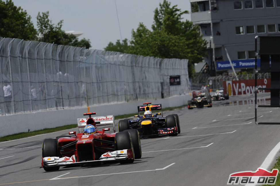 Fernando Alonso trata de mantener posición en Canadá