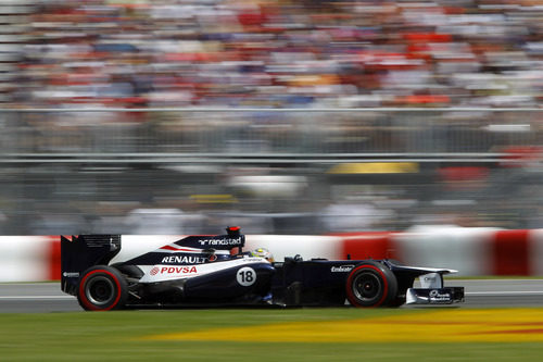 Pastor Maldonado vuela en el GP de Canadá 2012