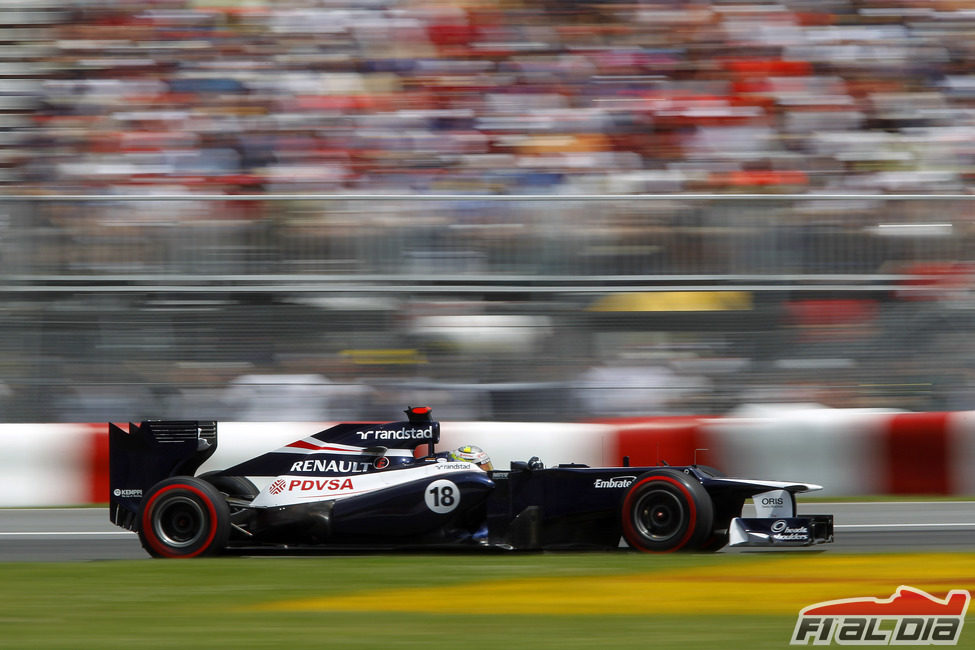 Pastor Maldonado vuela en el GP de Canadá 2012