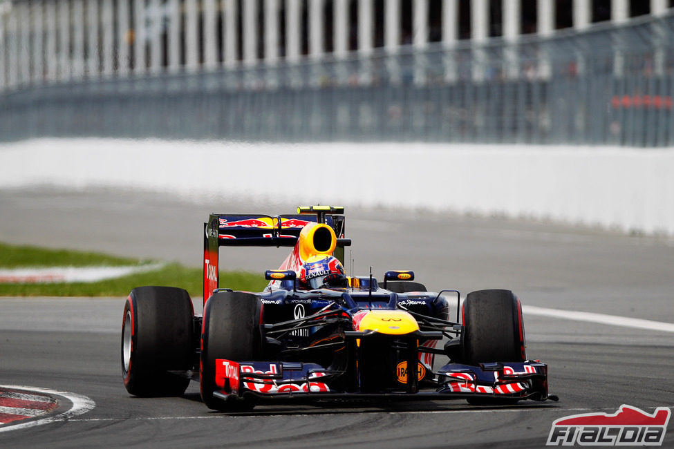 Mark Webber camina a la séptima posición en Canadá