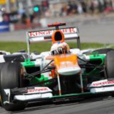 Paul di Resta exprime el VJM05 en Montreal