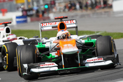 Paul di Resta exprime el VJM05 en Montreal