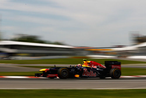 Mark Webber perdió tres posiciones en Montreal