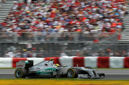 Nico Rosberg, sexto en Montreal