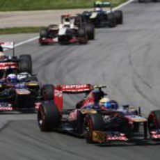 Los Toro Rosso por delante de Pastor Maldonado