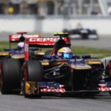 Los Toro Rosso ruedan juntos en Canadá