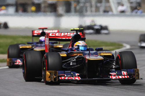 Los Toro Rosso ruedan juntos en Canadá