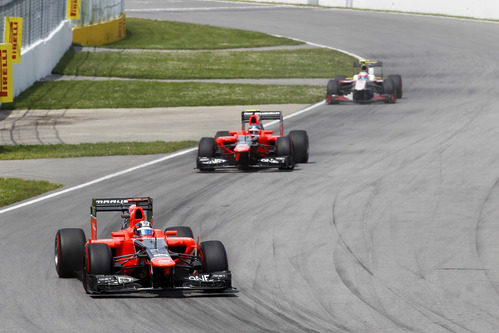 Los Marussia ruedan en Canada