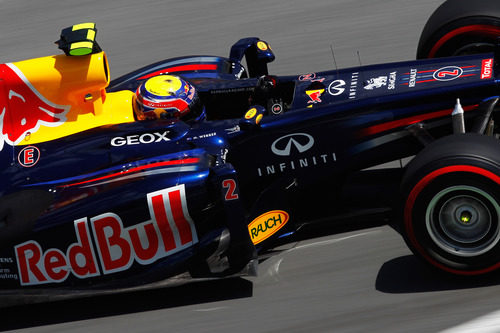 Mark Webber durante la clasificación del GP de Canadá