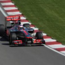 Jenson Button en la clasificación del GP de Canadá 2012