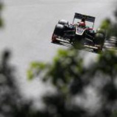 Romain Grosjean completa una tanda de vueltas en Canadá