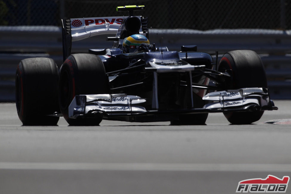 Bruno Senna rueda en los Libres 1 del GP de Canadá