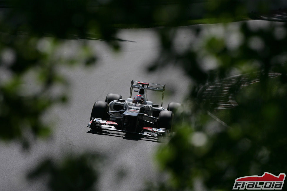 Kamui Kobayashi exprime el C31 en Montreal