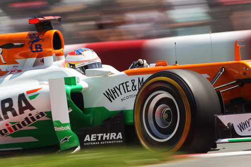 Paul di Resta completa unas vueltas en los Libres 3 del GP de Canadá