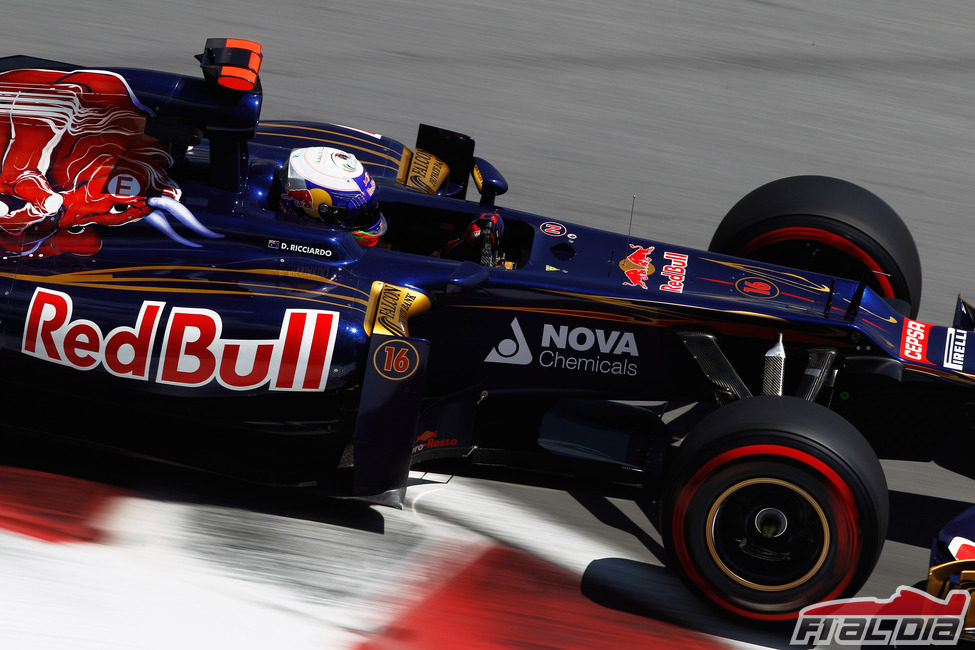 Daniel Ricciardo intenta llegar a la Q2 en Montreal