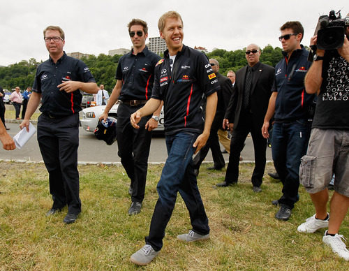 Sebastian Vettel, contento tras conocer el circuito