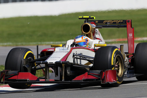 Narain Karthikeyan prueba los blandos para HRT