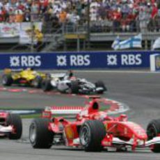 Sólo 6 coches compitieron en el GP de Estados Unidos 2005