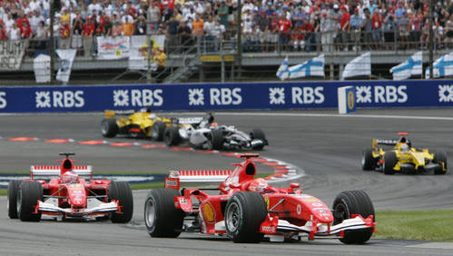 Sólo 6 coches compitieron en el GP de Estados Unidos 2005