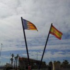 Banderas de la Comunidad Valenciana y de España en el VSC