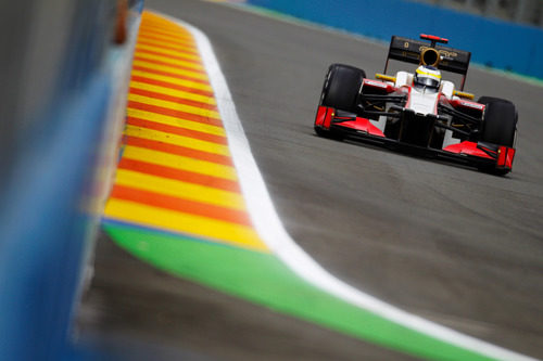 Pedro de la Rosa en los libres del GP de Europa 2012