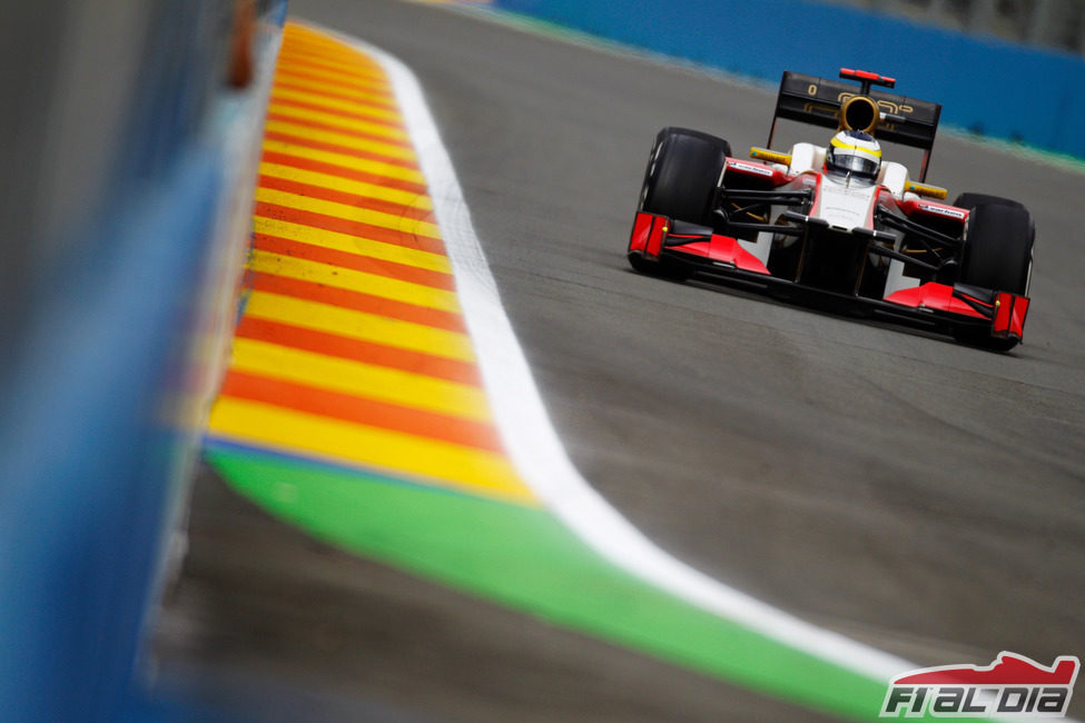 Pedro de la Rosa en los libres del GP de Europa 2012