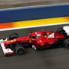 El Ferrari F2012 de Alonso en Valencia