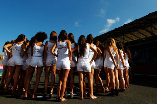 'Pit babes' del GP de Europa 2012 reunidas