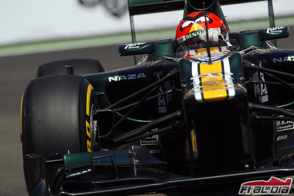 Heikki Kovalainen logra pasar a la Q2 en Valencia
