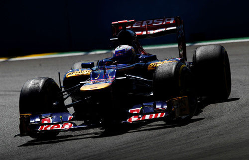 Daniel Ricciardo en la clasificación del GP de Europa 2012