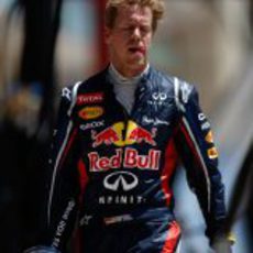 Sebastian Vettel abandona enfadado el circuito