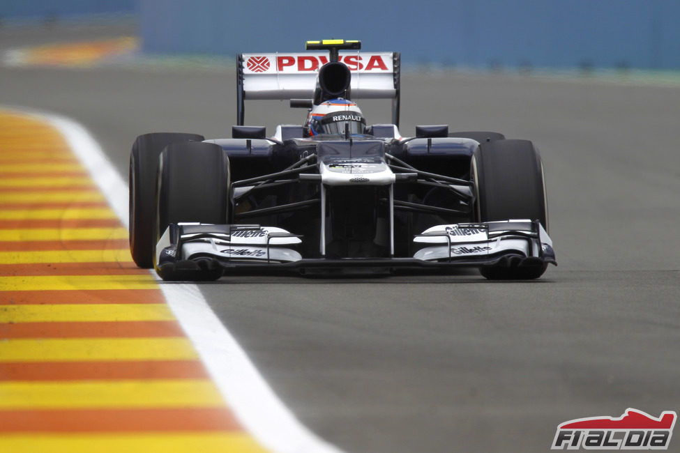 Valtteri Bottas se subió al FW34 durante los Libres 1 del GP de Europa