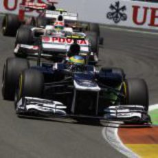 Bruno Senna completa el GP de Europa 2012