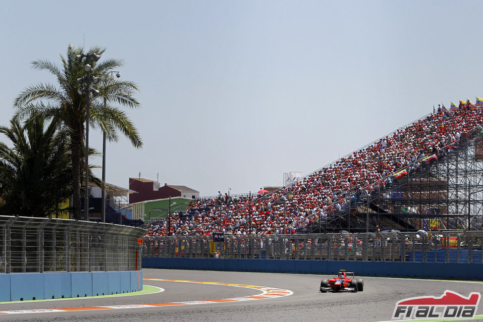 La grada del Valencia Street Circuit