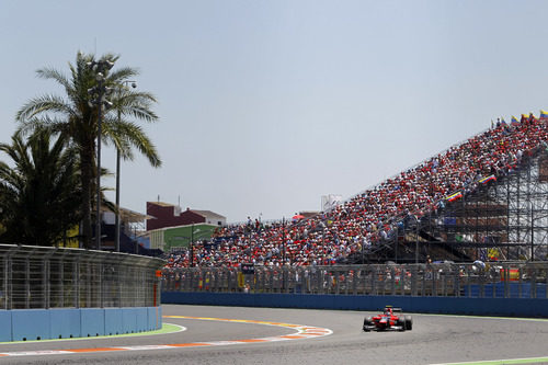 La grada del Valencia Street Circuit