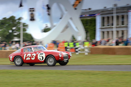 El Ferrari 250 MM en el Festival de la Velocidad de Goodwood