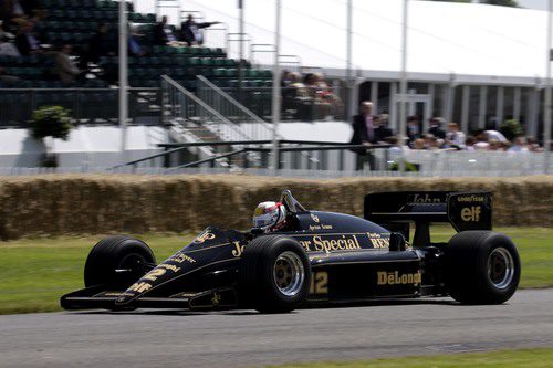 Tom Kristensen en el Goodwood Festival of Speed 2012