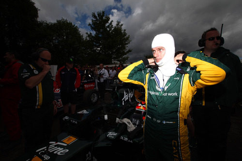 Heikki Kovalainen en el Festival de la Velocidad de Goodwood 2012