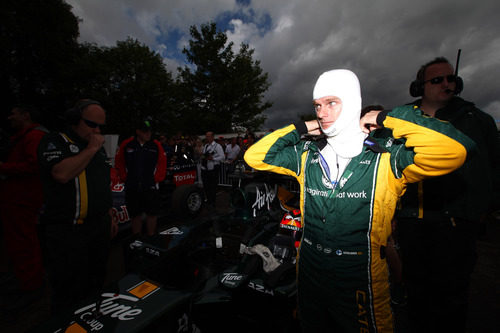Heikki Kovalainen en el Festival de la Velocidad de Goodwood 2012